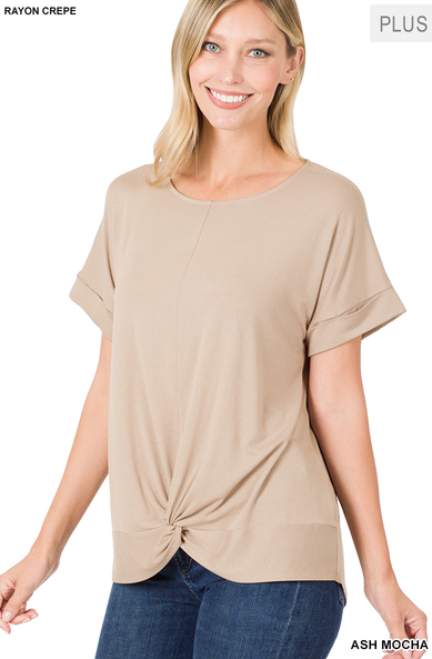 The Vera Knot Front Top-Curvy