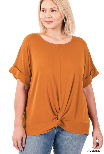 The Vera Knot Front Top-Curvy