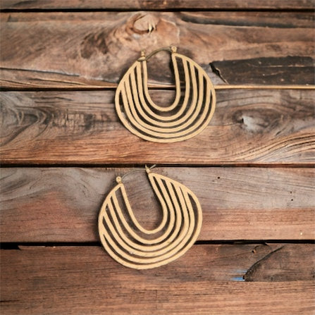 Cutout U Shape Earrings