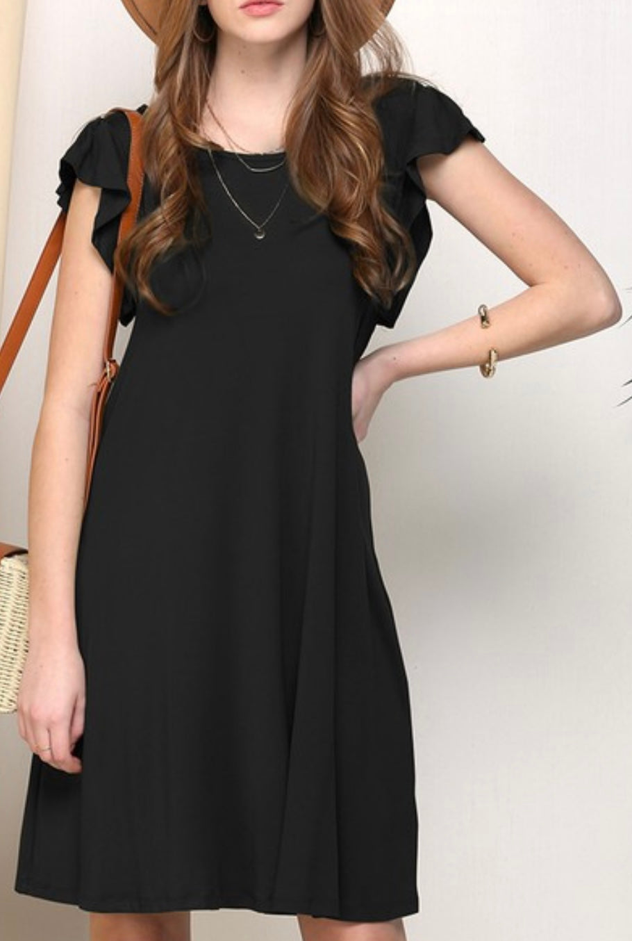 Flutter Sleeve Dress