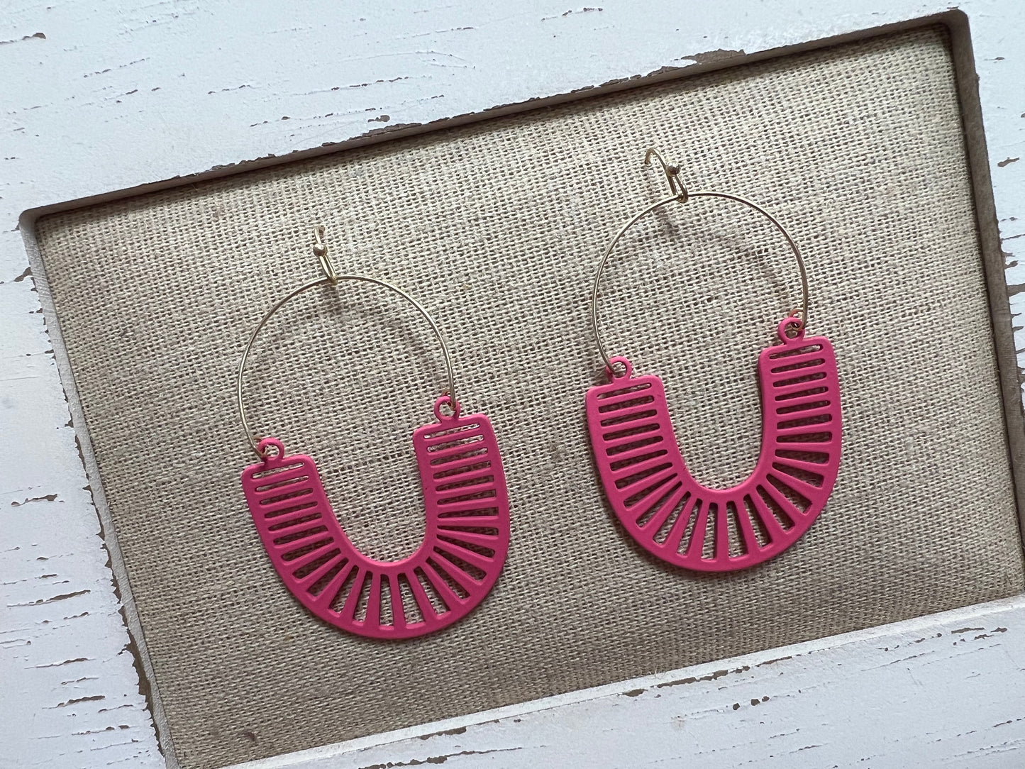 U Shape Drop Earrings