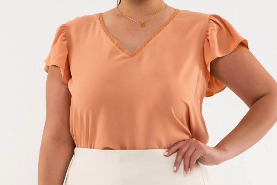The Danielle Floral Lace Back Woven Top