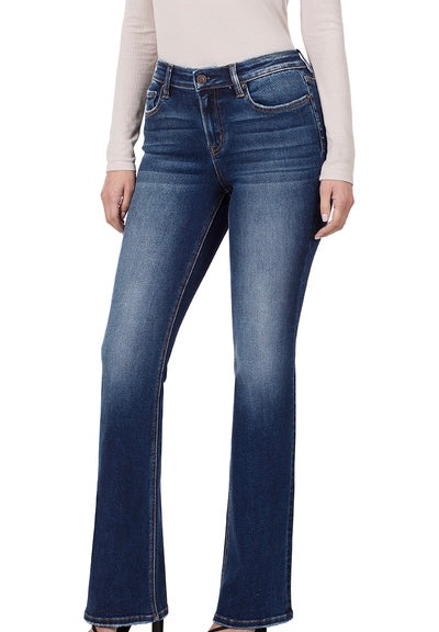 Mid-Rise Bootcut-Dark 1710DD