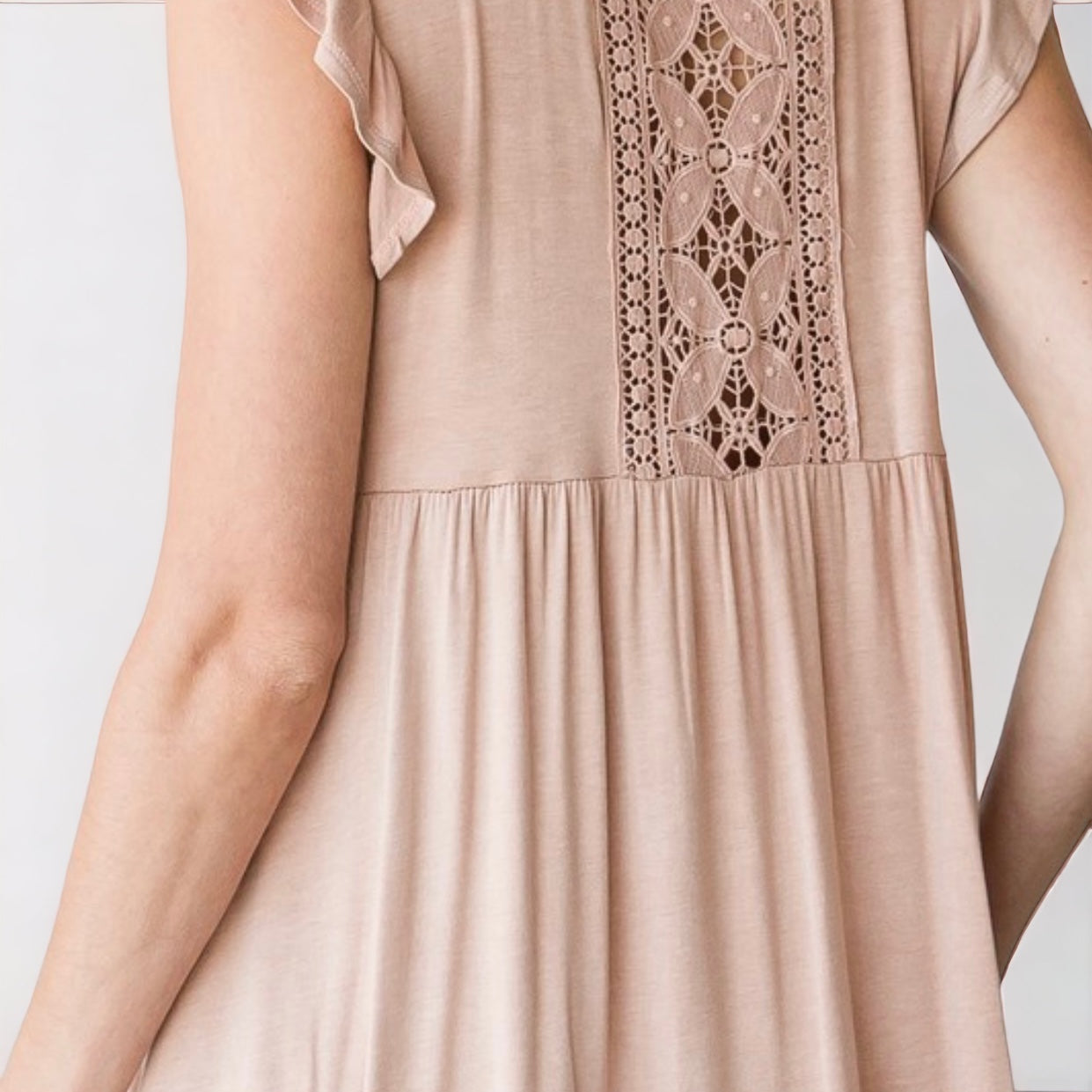 Scoop Neck Mini Dress