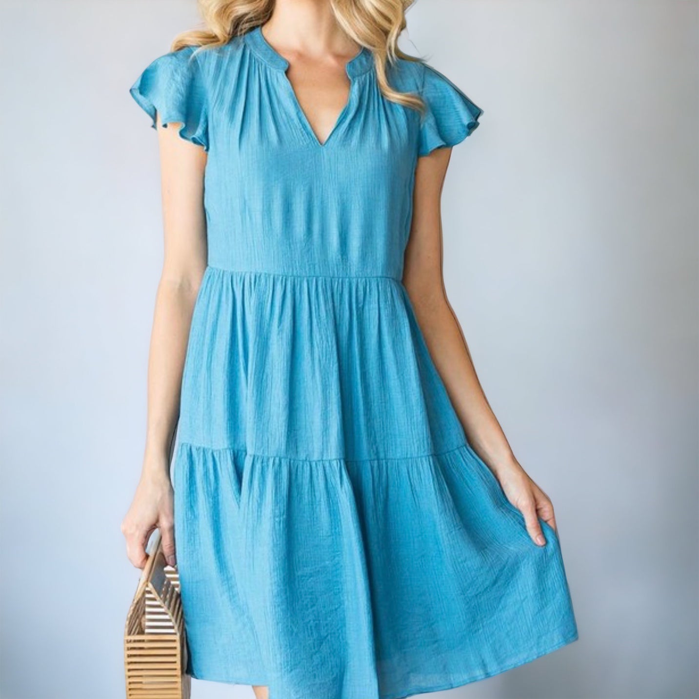Tiered Mini Dress