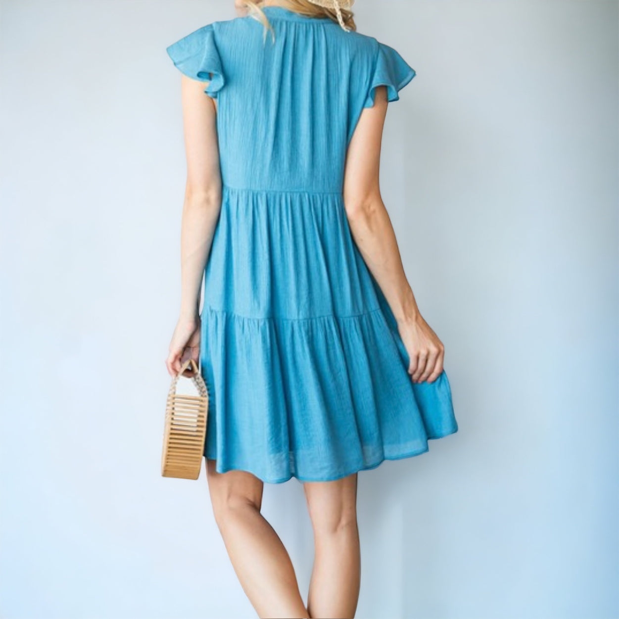 Tiered Mini Dress