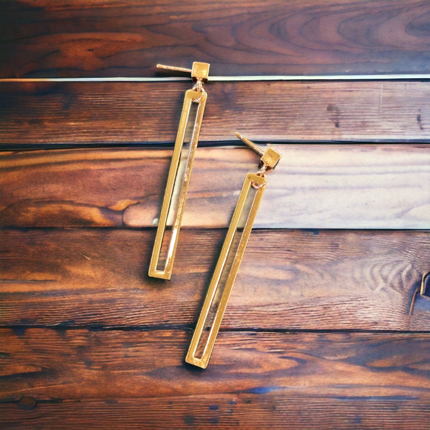 Geometric Drop Earrings