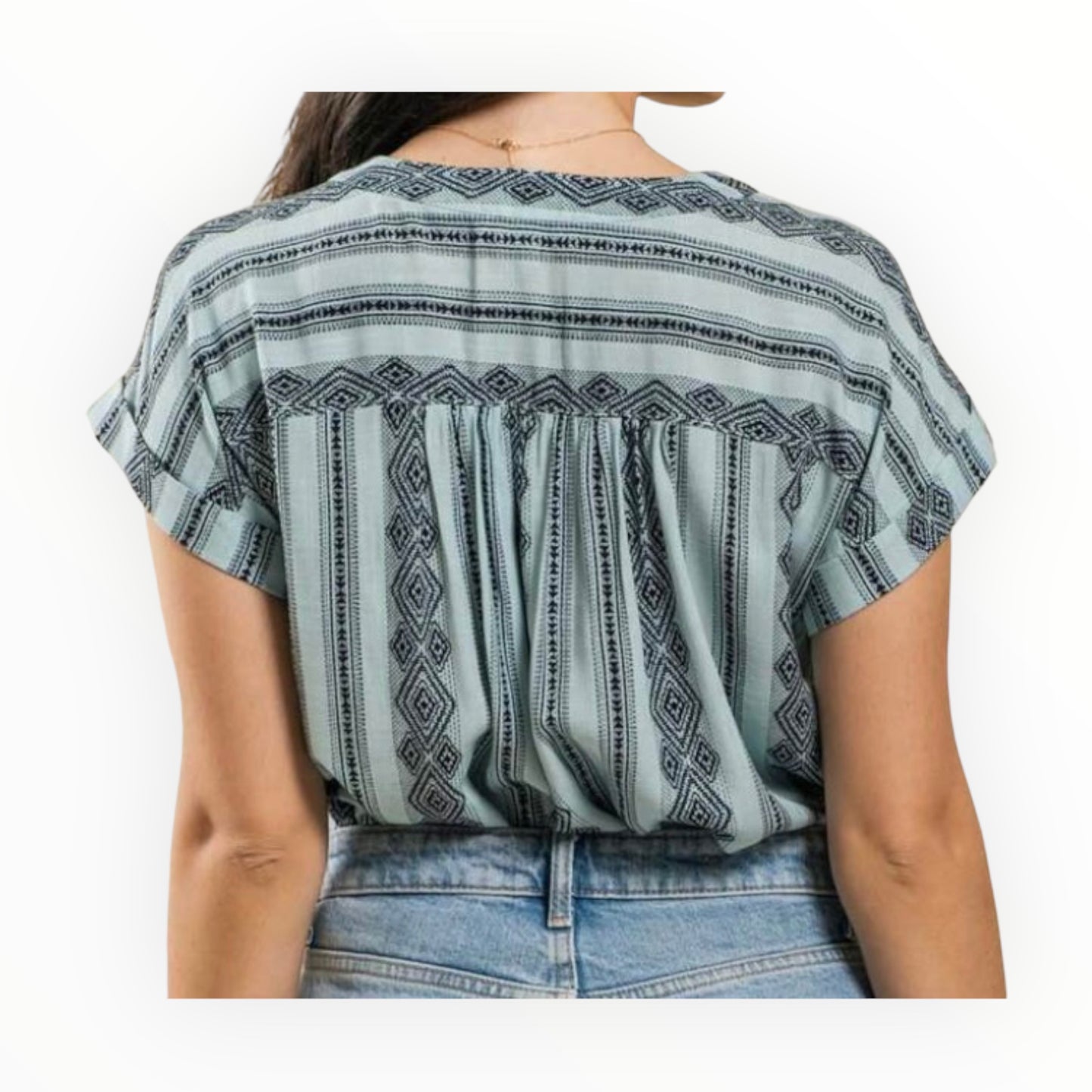 The Molly Geo Strip Shirt