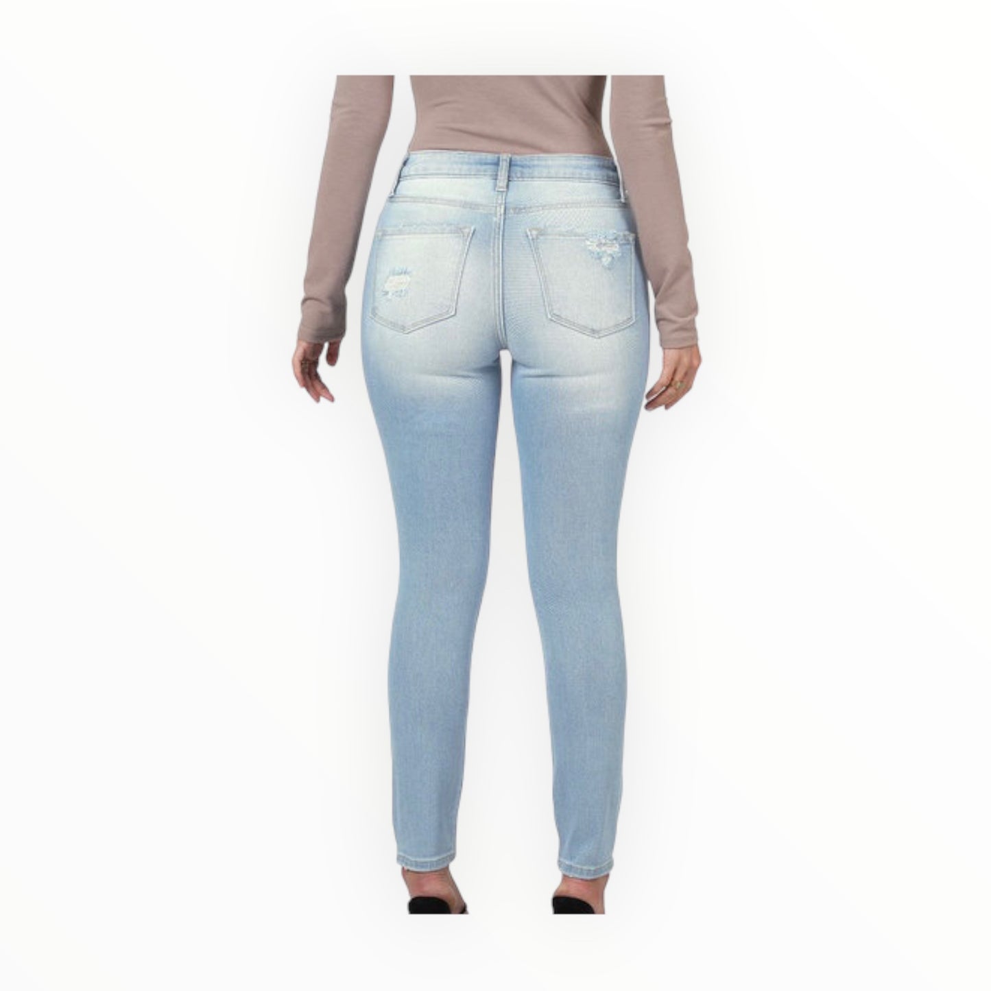 Distressed Skinny Jean-Light 1692