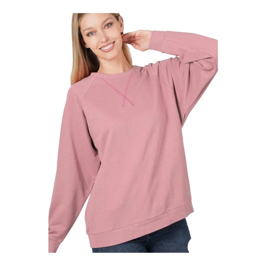 Nora Lightweight Pullover Sweatshirt