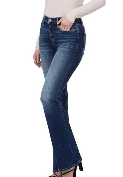 Mid-Rise Bootcut-Dark 1710DD