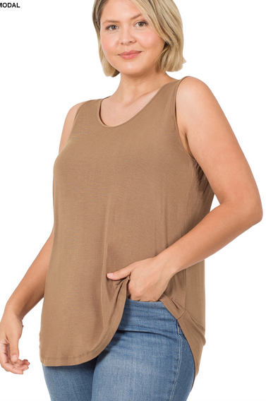 The Curvy Britney Modal Sleeveless Top