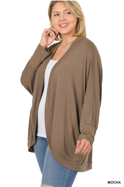 Curvy Cocoon Wrap Cardigan