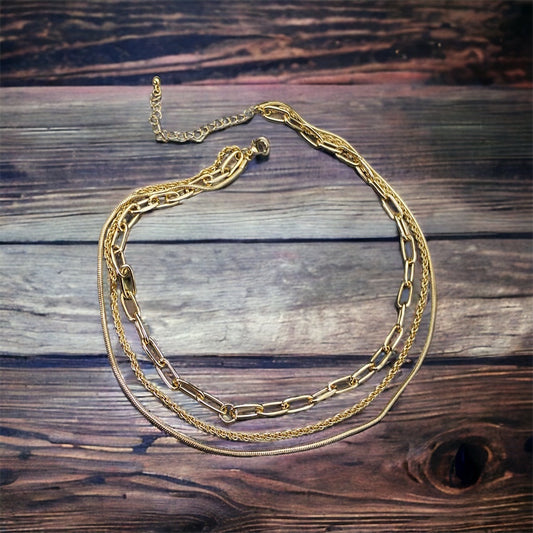Multilayer Chain Necklace