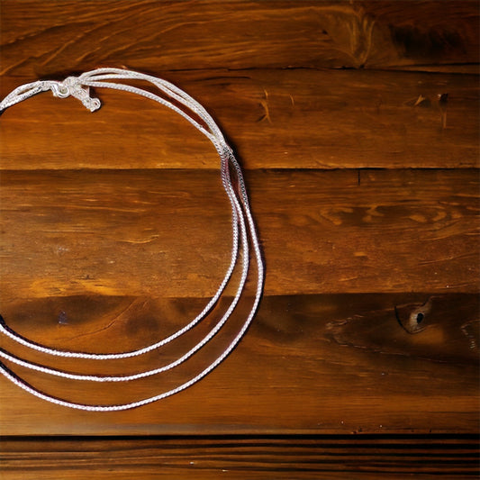 Triple Layer Thin Flat Chain Necklace