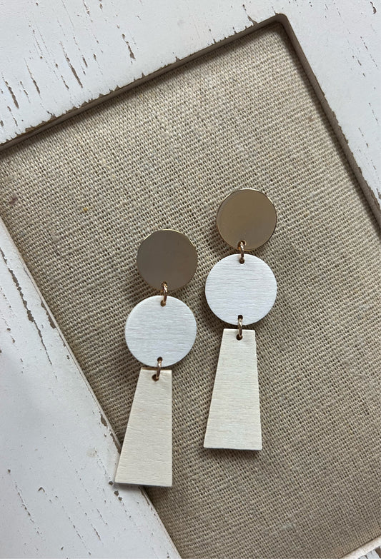 Geometric Drop Earrings