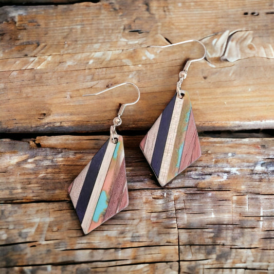 Geometric Drop Earrings