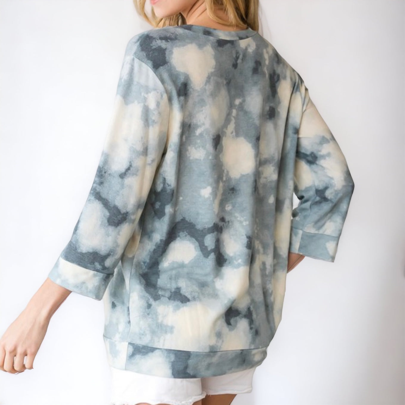 Tie Dye Triangle Stitch Top