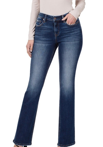 Mid-Rise Bootcut-Dark 1710DD