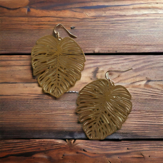 Drop Leaf Earrings