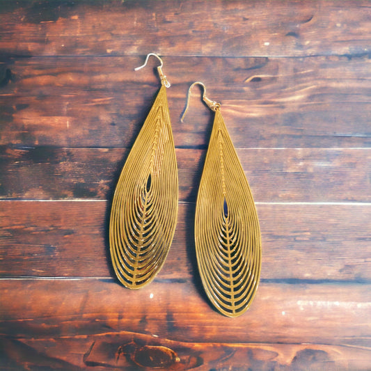 Hollow Drop Earrings