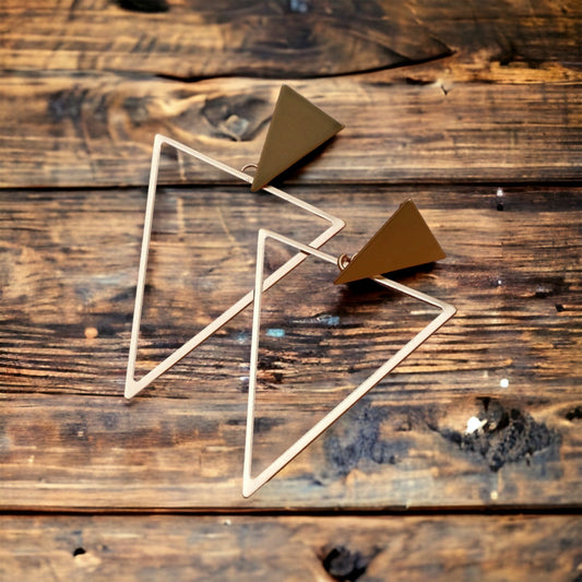 Triangle Drop Earrings