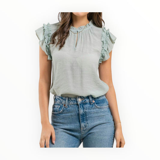 The Annalise Front Key Hole Top
