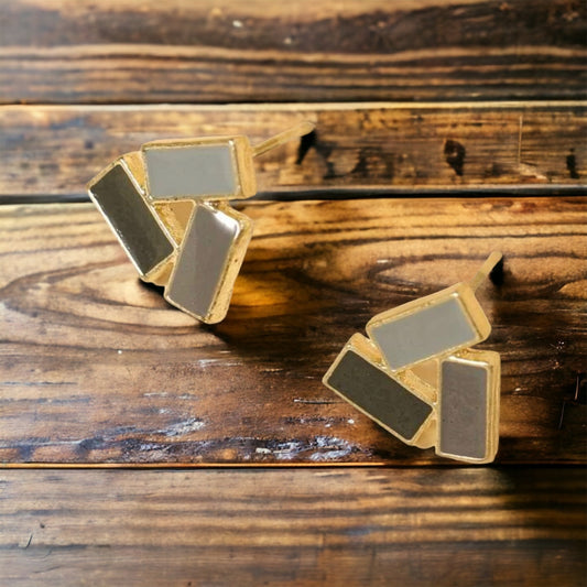 Geometric Stud Earrings