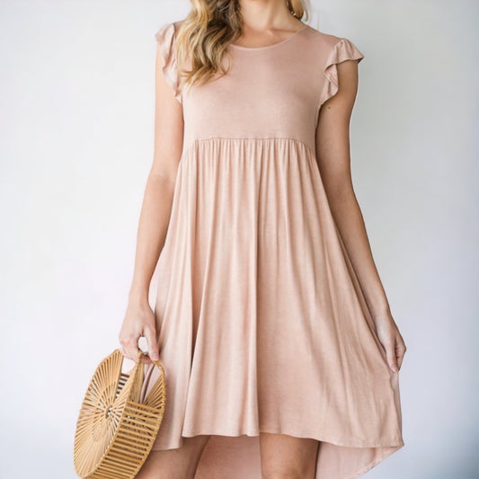Scoop Neck Mini Dress