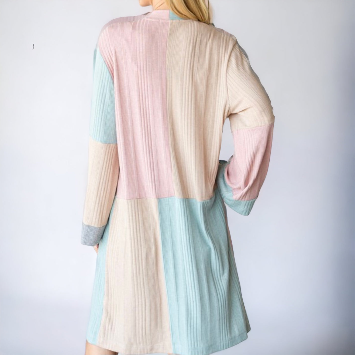 Color Block Cardigan