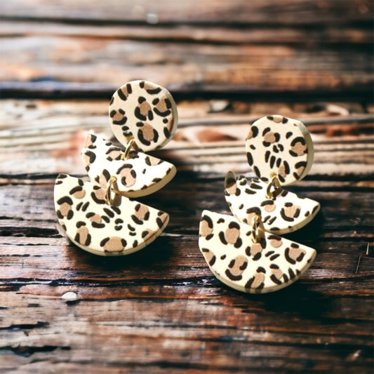 Leopard Print Earrings