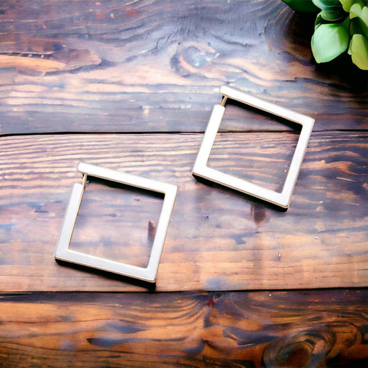 Square Hoop Earrings